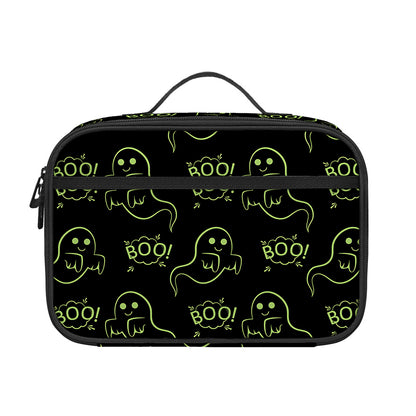 Boo Ghost Pattern Print Portable Lunch Bag