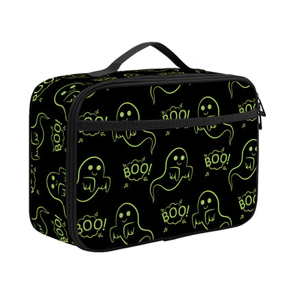 Boo Ghost Pattern Print Portable Lunch Bag