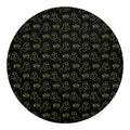 Boo Ghost Pattern Print Round Blanket