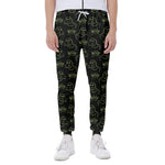 Boo Ghost Pattern Print Scuba Joggers