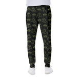 Boo Ghost Pattern Print Scuba Joggers