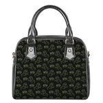 Boo Ghost Pattern Print Shoulder Handbag