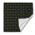 Boo Ghost Pattern Print Silk Bandana