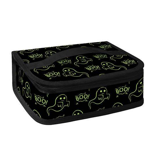 Boo Ghost Pattern Print Small Lunch Bag