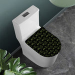 Boo Ghost Pattern Print Toilet Lid Cover