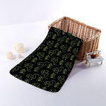 Boo Ghost Pattern Print Towel