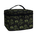 Boo Ghost Pattern Print Travel Makeup Bag