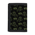 Boo Ghost Pattern Print Trifold Wallet