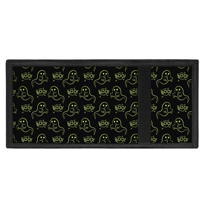 Boo Ghost Pattern Print Trifold Wallet