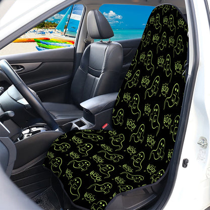 Boo Ghost Pattern Print Waterproof Car Seat Cover