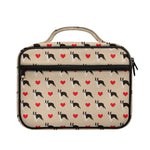 Boston Terrier Heart Pattern Print Briefcase Bible Bag