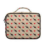 Boston Terrier Heart Pattern Print Briefcase Bible Bag