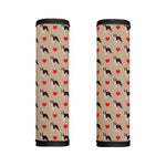 Boston Terrier Heart Pattern Print Handle Covers