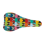 Boston Terrier Puppy Faces Print Bicycle Seat Cover