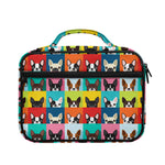 Boston Terrier Puppy Faces Print Briefcase Bible Bag