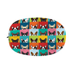 Boston Terrier Puppy Faces Print Car Side Mirror Covers