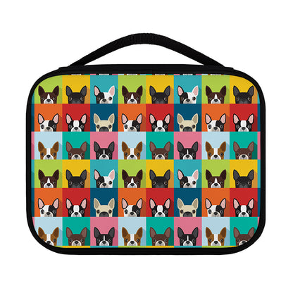 Boston Terrier Puppy Faces Print Classic Bible Case