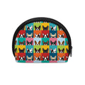 Boston Terrier Puppy Faces Print Coin Purse