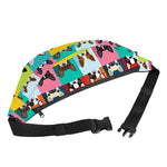 Boston Terrier Puppy Faces Print Fanny Pack