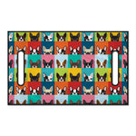 Boston Terrier Puppy Faces Print Golf Cart Seat Cover