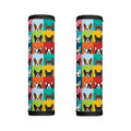 Boston Terrier Puppy Faces Print Handle Covers