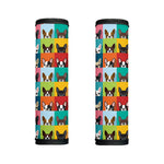 Boston Terrier Puppy Faces Print Handle Covers