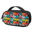 Boston Terrier Puppy Faces Print Portable Cooler Travel Case