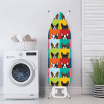 Boston Terrier Puppy Faces Print Ironing Board Cover