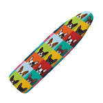 Boston Terrier Puppy Faces Print Ironing Board Cover
