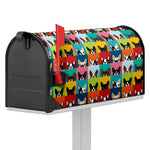Boston Terrier Puppy Faces Print Mailbox Cover