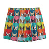 Boston Terrier Puppy Faces Print Mesh Shorts