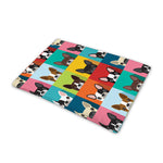 Boston Terrier Puppy Faces Print Pet Cooling Mat Cover