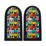 Boston Terrier Puppy Faces Print Skillet Handle Cover