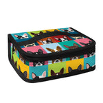 Boston Terrier Puppy Faces Print Small Lunch Bag