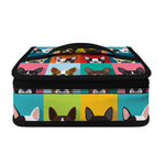 Boston Terrier Puppy Faces Print Small Lunch Bag