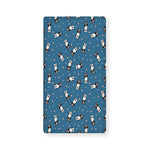 Boston Terrier With Glasses Print Baby Crib Sheet