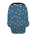 Boston Terrier With Glasses Print Baby Seat Cover