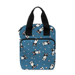 Boston Terrier With Glasses Print Bible Tote Bag