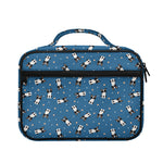 Boston Terrier With Glasses Print Briefcase Bible Bag