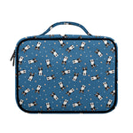 Boston Terrier With Glasses Print Briefcase Bible Bag