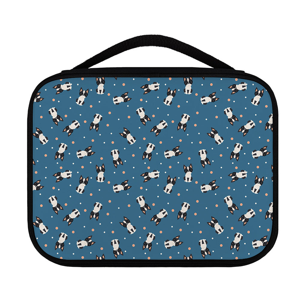 Boston Terrier With Glasses Print Classic Bible Case
