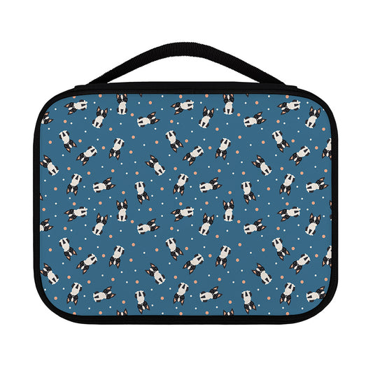 Boston Terrier With Glasses Print Classic Bible Case