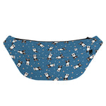 Boston Terrier With Glasses Print Fanny Pack