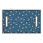 Boston Terrier With Glasses Print Golf Cart Seat Cover