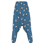 Boston Terrier With Glasses Print Hammer Pants