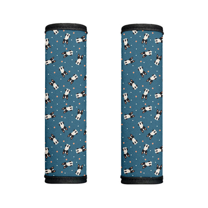 Boston Terrier With Glasses Print Handle Covers