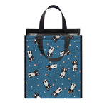 Boston Terrier With Glasses Print Insulated Lunch Tote
