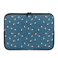 Boston Terrier With Glasses Print Laptop Sleeve