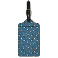 Boston Terrier With Glasses Print Luggage Tag