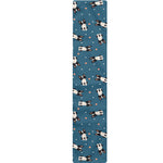 Boston Terrier With Glasses Print Table Runner